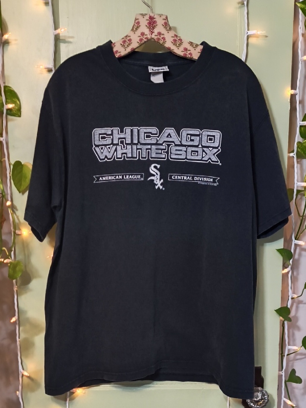 Men's Lee Sport Chicago White Sox Black T-shirt 👕 L